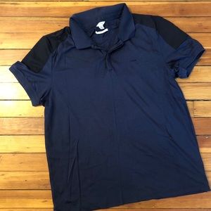 Men’s Calvin Klein Blue and Black Polo Size XL